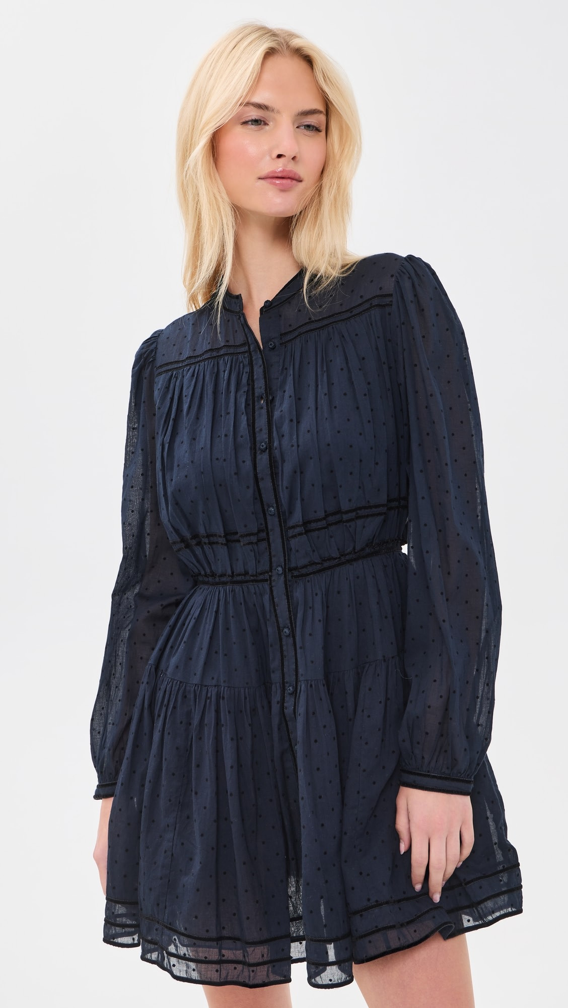 Lumi Long Sleeve Cotton Mini Dress | Shopbop