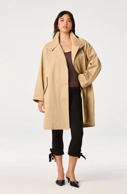 ASTR the Label | Gabby Oversized Trench Coat in Khaki |  Size M | ASTR The Label (US)