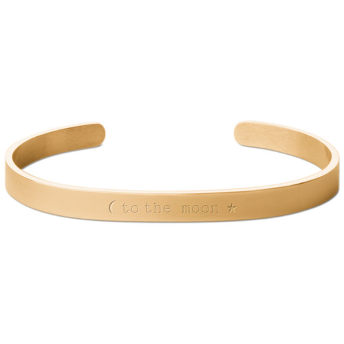 To The Moon Engraved Cuff | Shutterfly