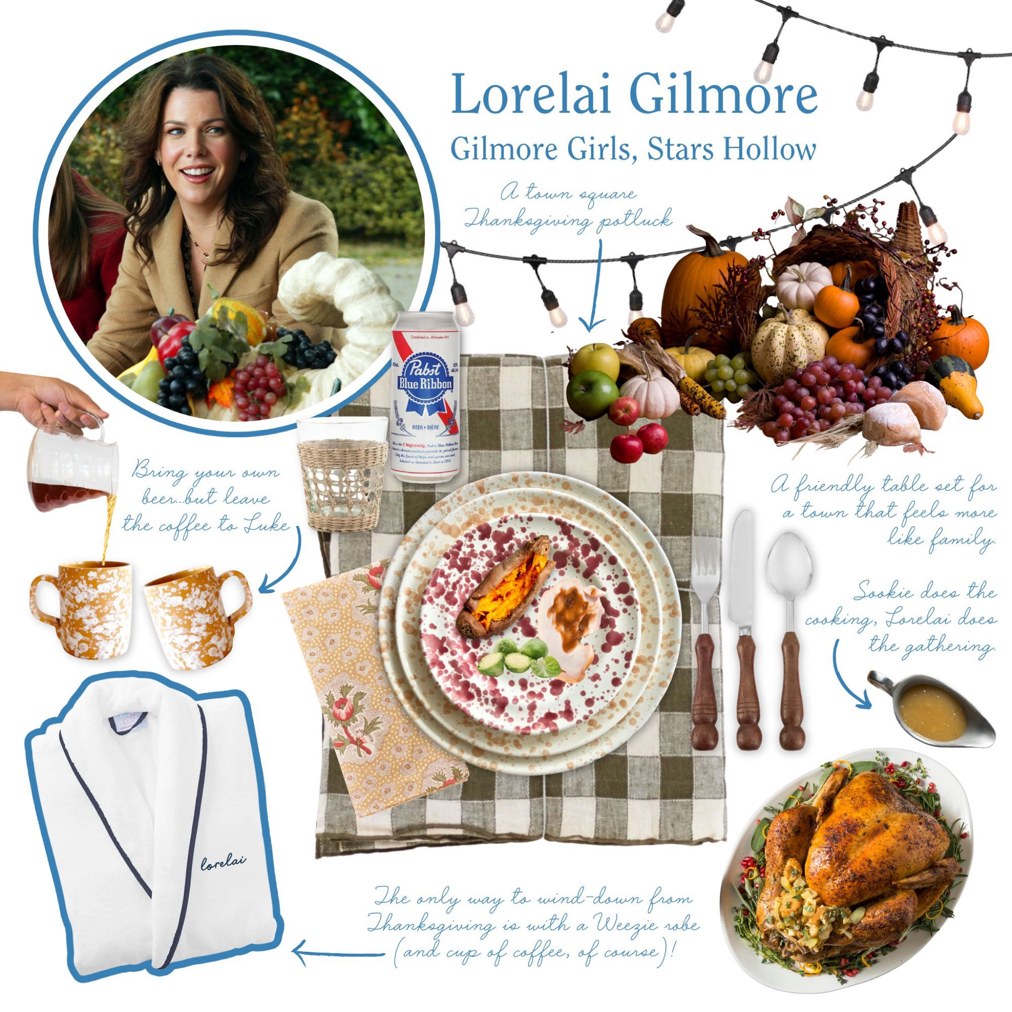 A Thanksgiving potluck in town square with Lorelei Gilmore

#LTKSeasonal #LTKHoliday #LTKfamily