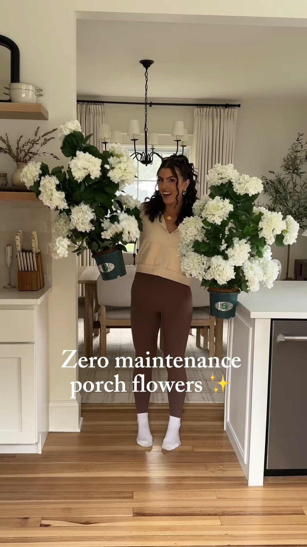 Are we kidding with these! My porch gets full sun so everything always gets fried on there. I wanted to try these faux hydrangeas this year but I was not expecting them to be this good 😍 amazon home find, must have amazon

#LTKSaleAlert #LTKHome
