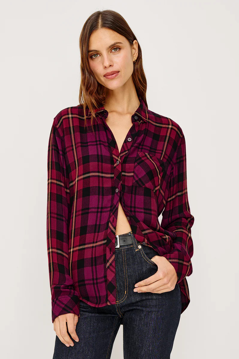 HUNTER SHIRT - PLUM MERLOT | Rails