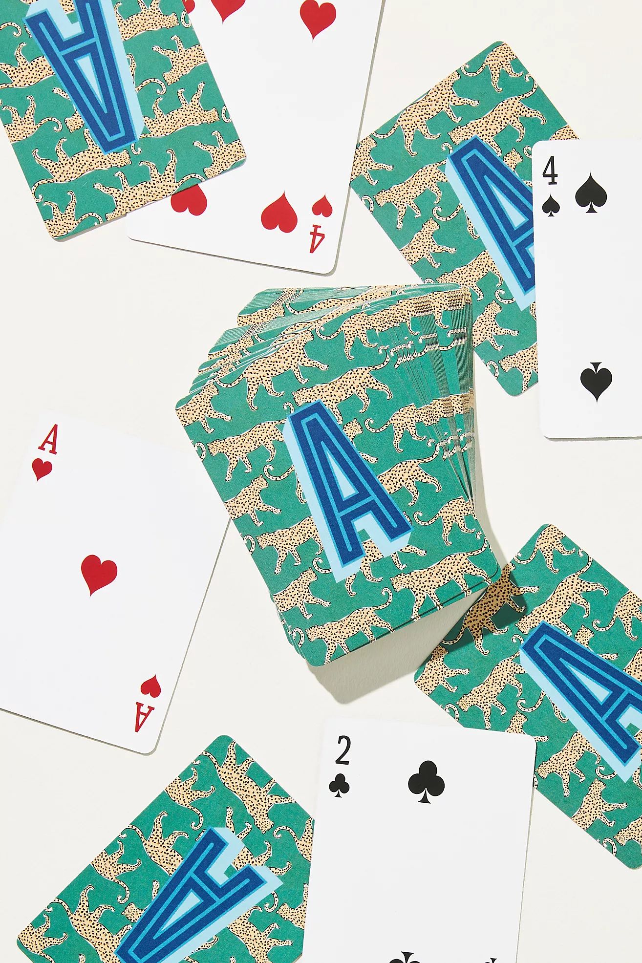 Clairebella Maya Monogrammed Playing Cards | Anthropologie (US)