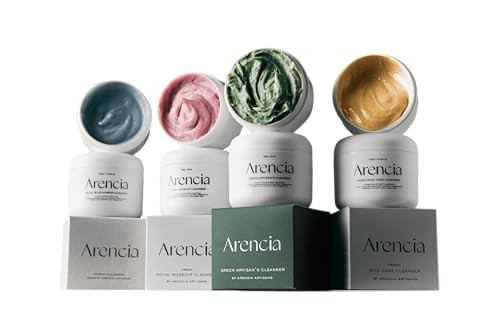 ARENCIA Korean Rice Mochi Face Cleanser Best Set [Fresh Green + Rosehip + Blue Hyssop + Calendula] - Deep Pore Cleansing, Acne Face Wash, Blackhead Remover for Sensitive & All Skin Types | Amazon (US)