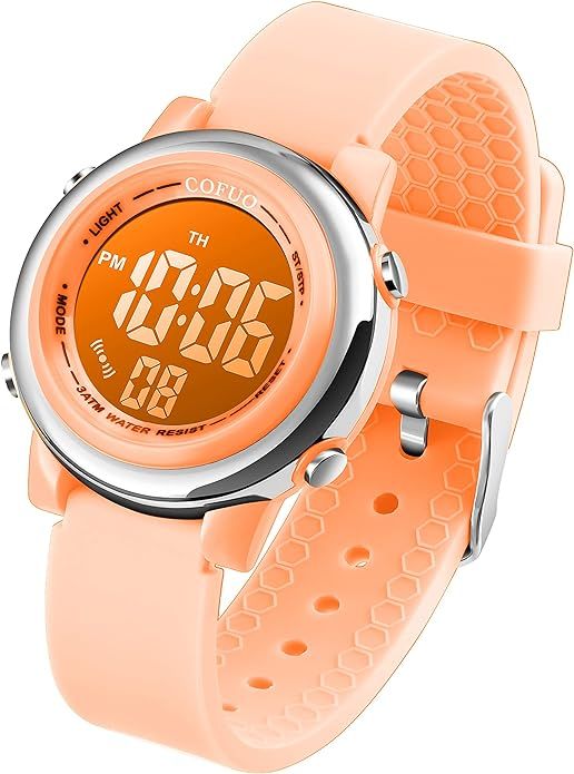 Kids Digital Sport Waterproof Watch for Girls Boys, Kid Sports Outdoor LED Electrical Watches wit... | Amazon (US)