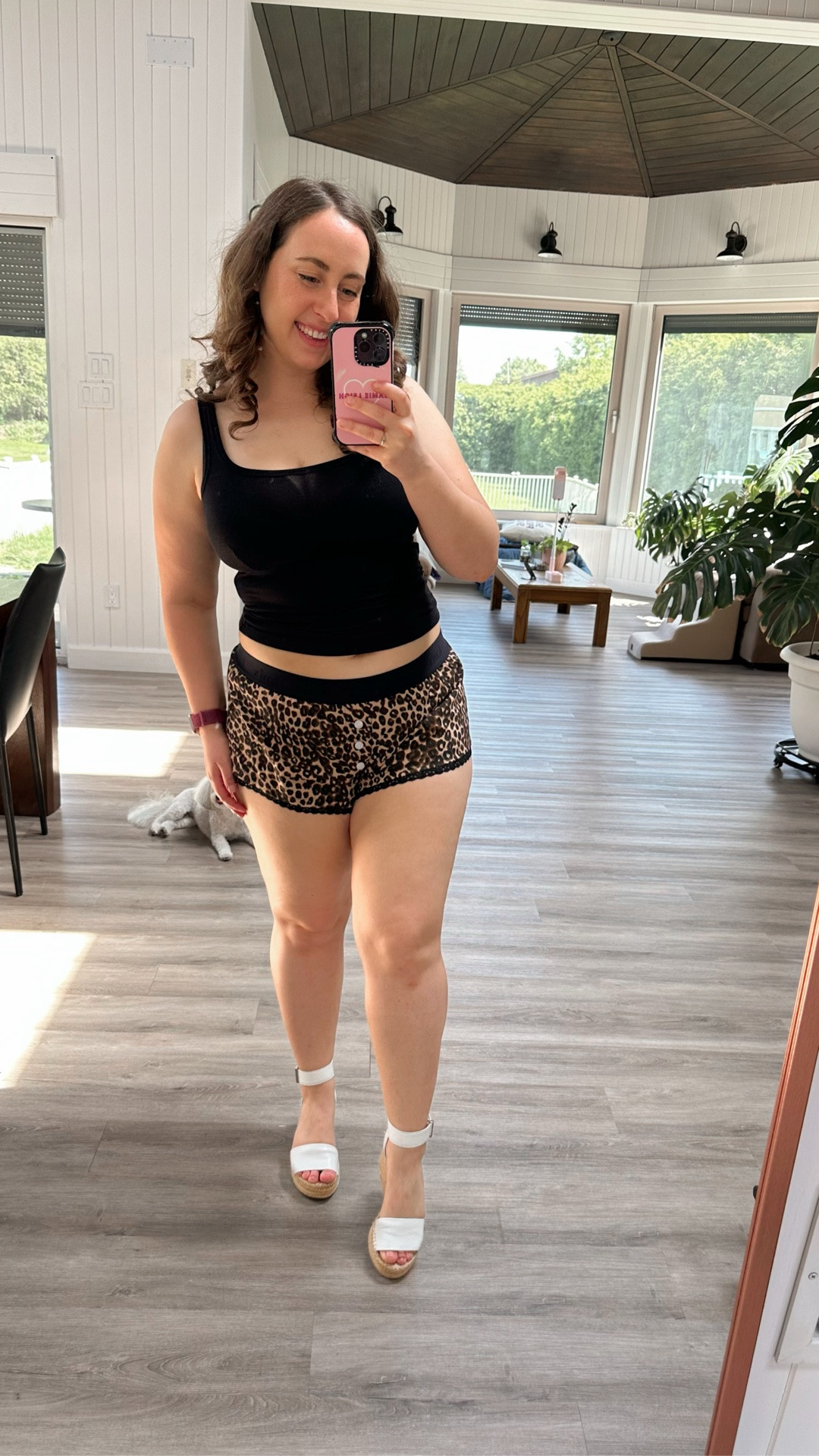 It’s no secret that I love Knix, especially their leakproof period underwear! Of course I jumped to grabbed a pair of this newest launch - the Super Leakproof Mini Dream Boxers! This style is shorter than the OG Dream boxer and they have an added lace trim that is super cute. I also adore this leopard print, but they also come in other colours! Perfect for overnights on your period or for overnight bladder leak protection. Perfect with the modal tank too!

#LTKsummer #LTKpetite #LTKmidsize