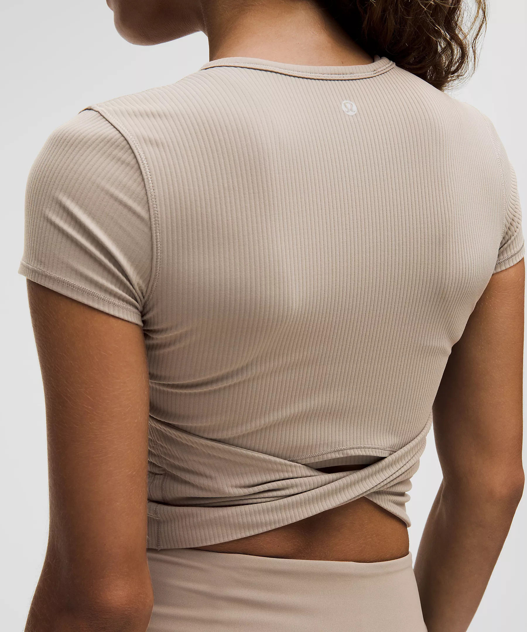 All It Takes Back-Twist Ribbed Short-Sleeve Shirt | Lululemon (US)