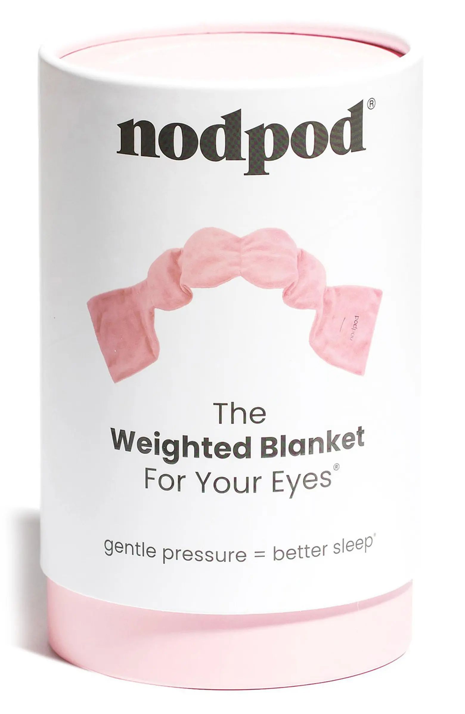 Find some blissful shuteye under this lightly weighted, supersoft fleece sleep mask designed to a... | Nordstrom