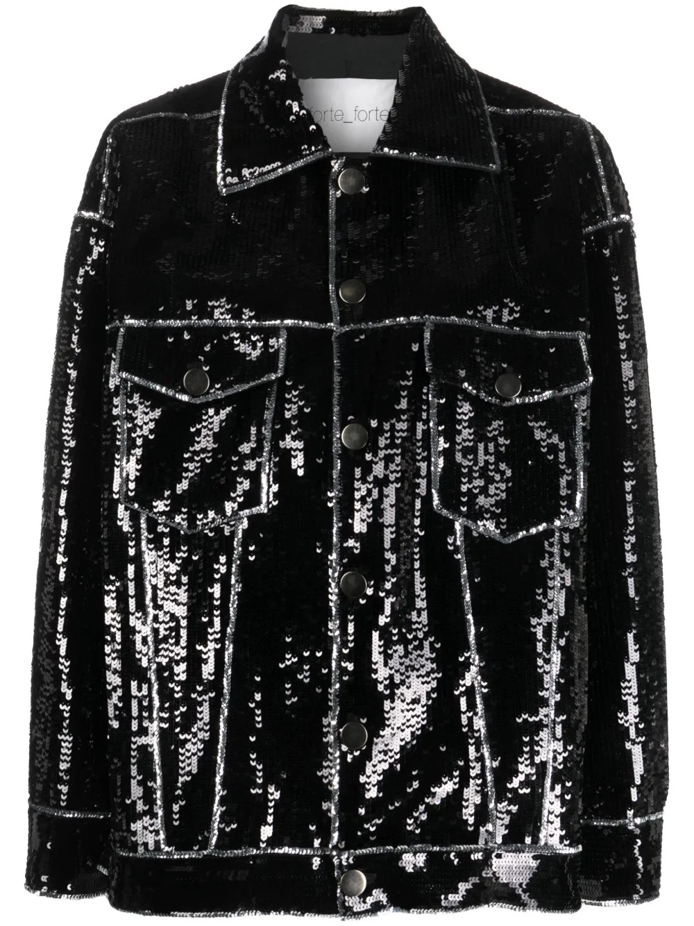 Forte Forte sequin-embellished Jacket - Farfetch | Farfetch Global