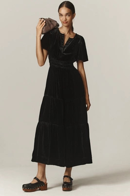 The Somerset Maxi Dress: Velvet Edition | Anthropologie (US)