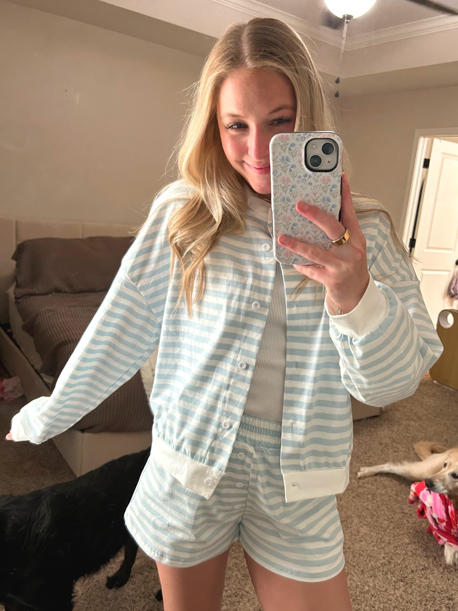 Love this set!! Perfect outfit to transition into spring 🩵💐

#LTKSeasonal #LTKootd