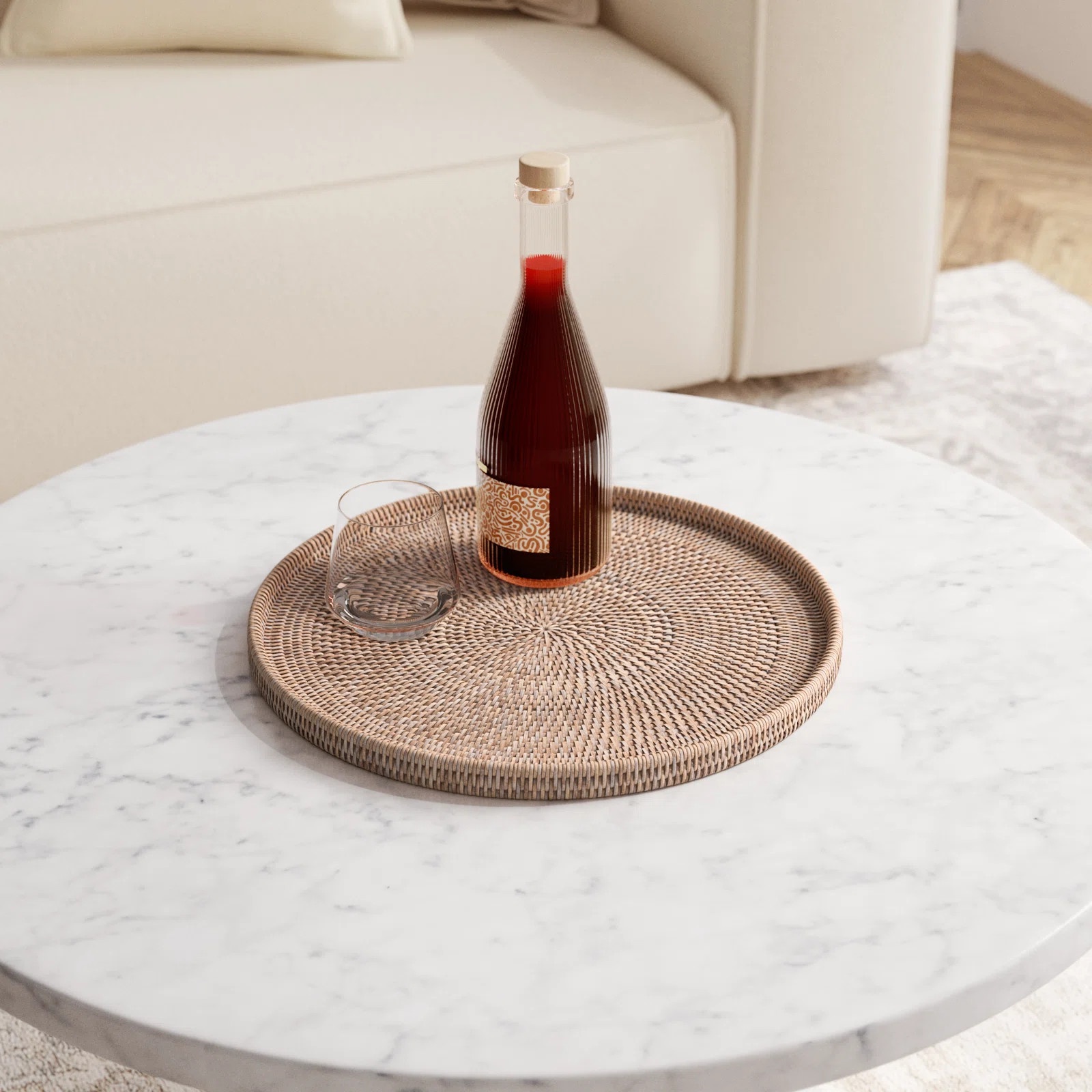 Lillian Wicker Tray | Wayfair North America