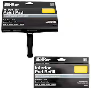 9 in. Interior Paint Pad and Refill Pad 2-Pack | The Home Depot