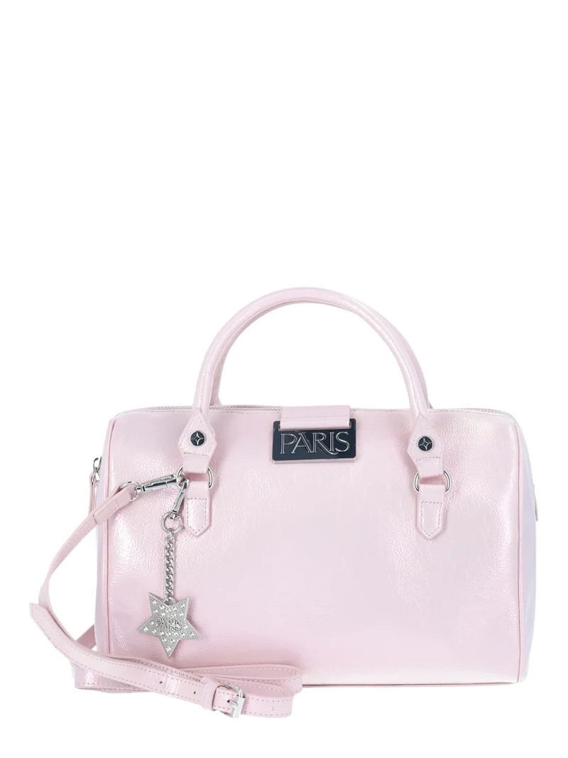 Paris Hilton Women’s Onyx Large Satchel with Crossbody Strap, Pink - Walmart.com | Walmart (US)