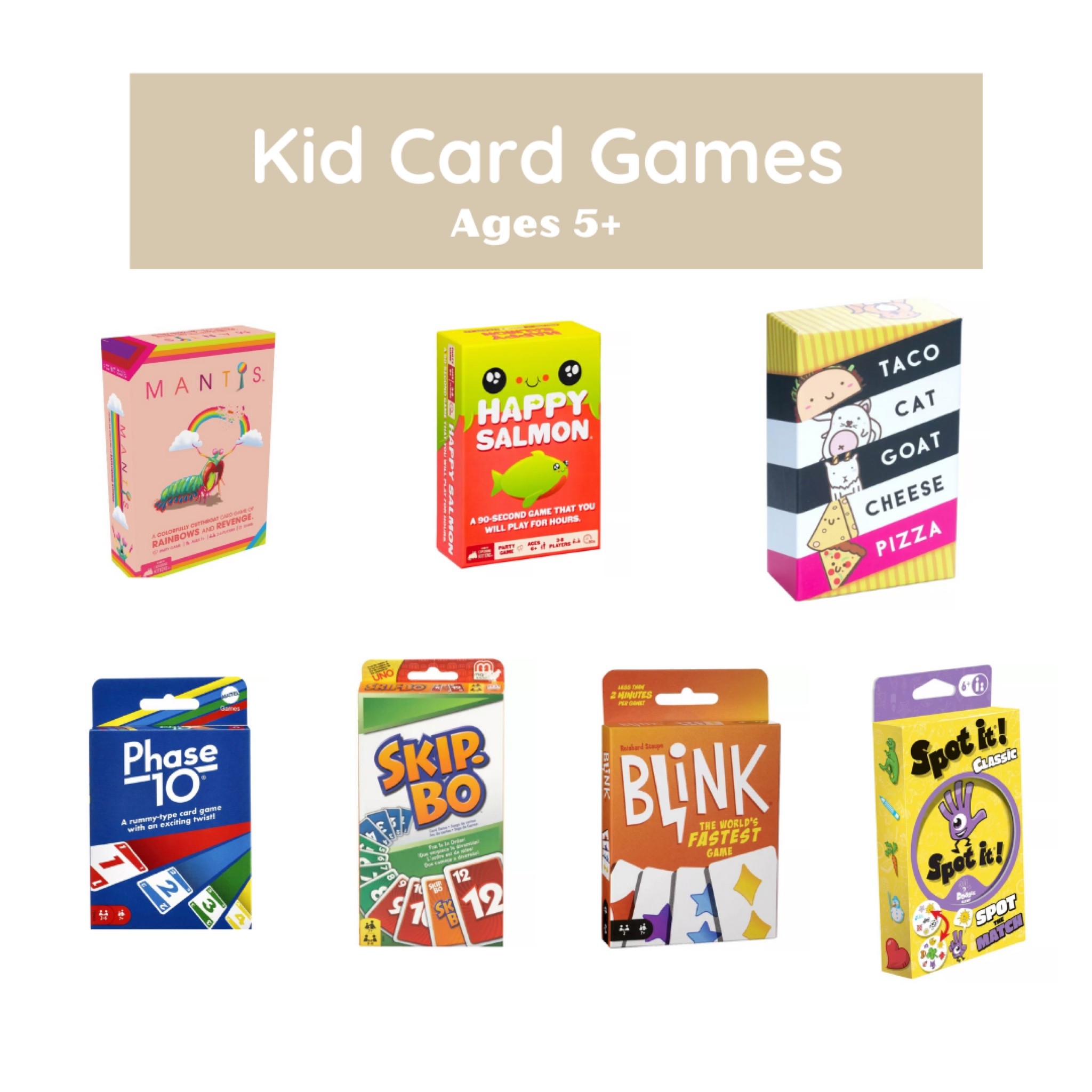 My favorite card games for kids and as a mom! I recommend all can be played by ages 5+

#LTKkids #LTKhome #LTKfamily