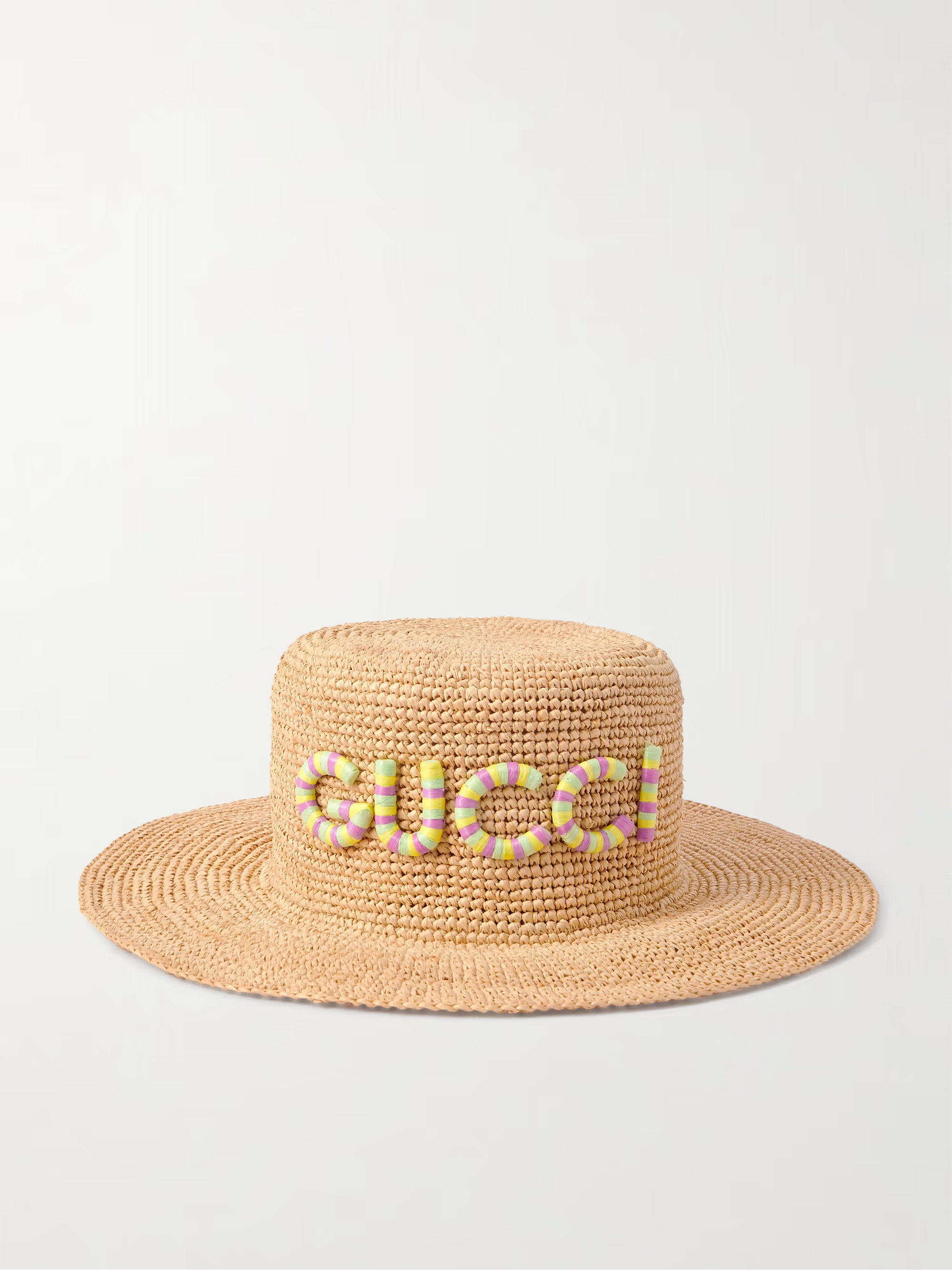 Embroidered straw hat | NET-A-PORTER (UK & EU)