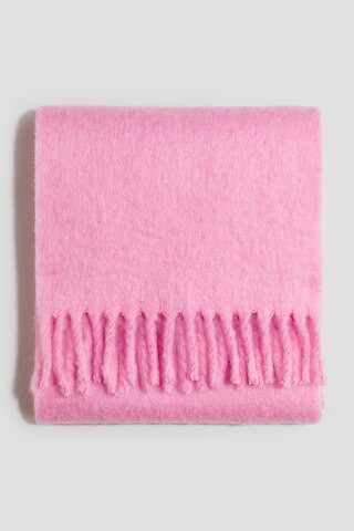 H & M - Brushed-Finish Scarf - Pink | H&M (US + CA)