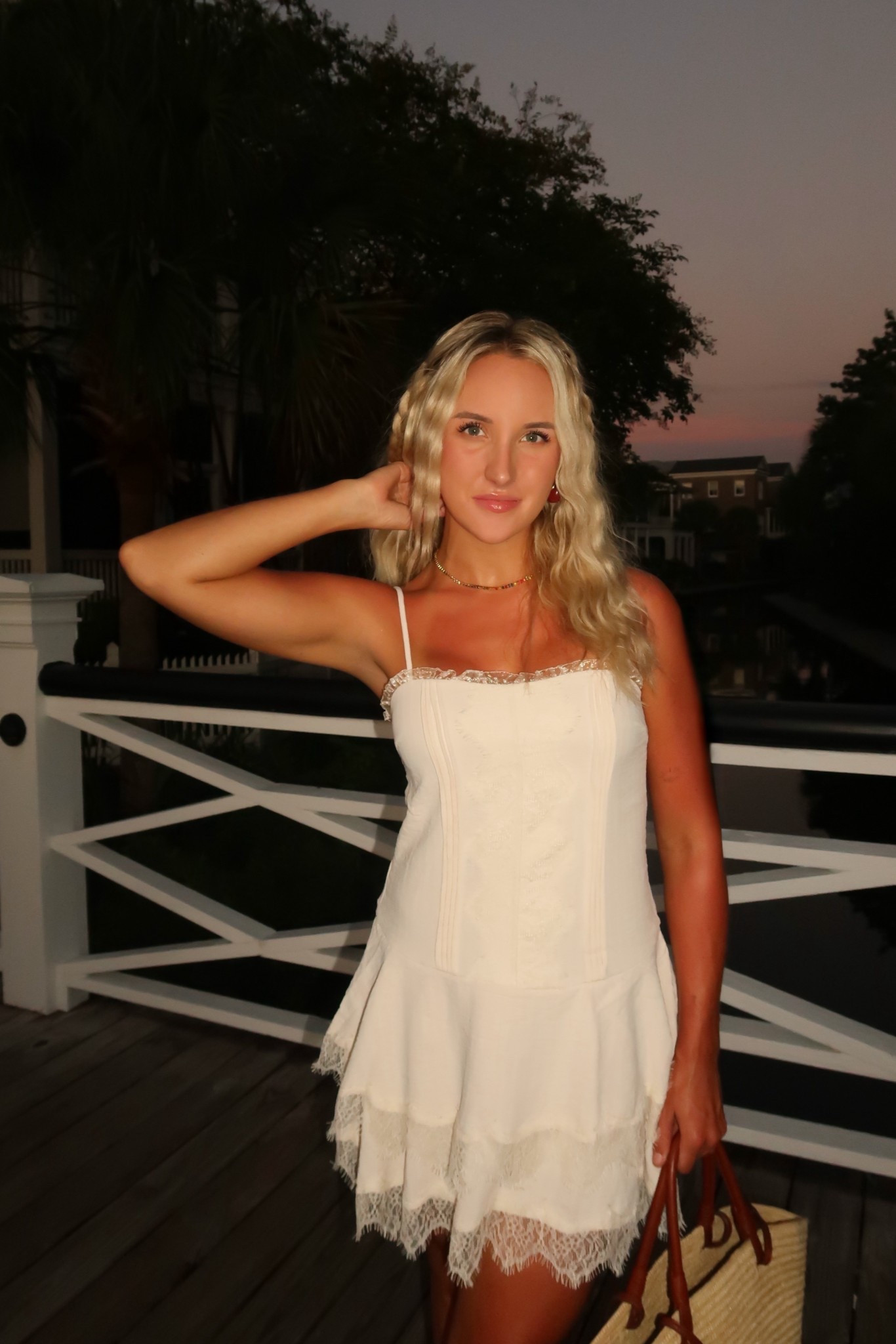 The cutest white dress! 🤍 I saw it all over Pinterest and had to get it + it’s on sale!! 

wearing a size S should’ve done an XS so get your true size!

#LTKStyleTip #LTKFindsUnder50 #LTKSeasonal