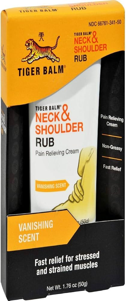 TIGER BALM NECK & SHOULDER RUB, 1.76 oz. | Amazon (US)
