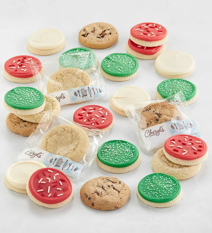 Classic Holiday Cookies - 24, Christmas Gifts by Cheryl's Cookies | Cheryl's