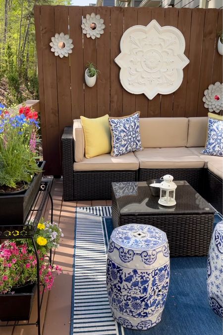 Spring patio deck refresh! 🌼 Home decor 

#LTKSeasonal #LTKsalealert #LTKhome