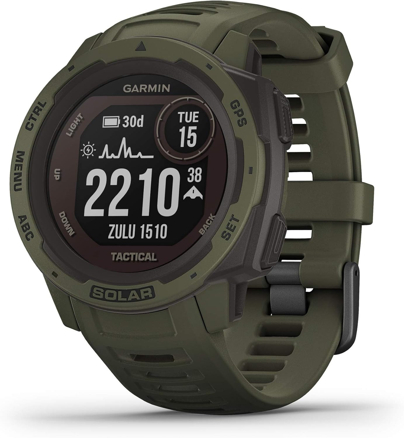 Garmin Instinct, Rugged Outdoor Smartwatch with Solar Charging Capabilities and Tactical Features... | Amazon (US)