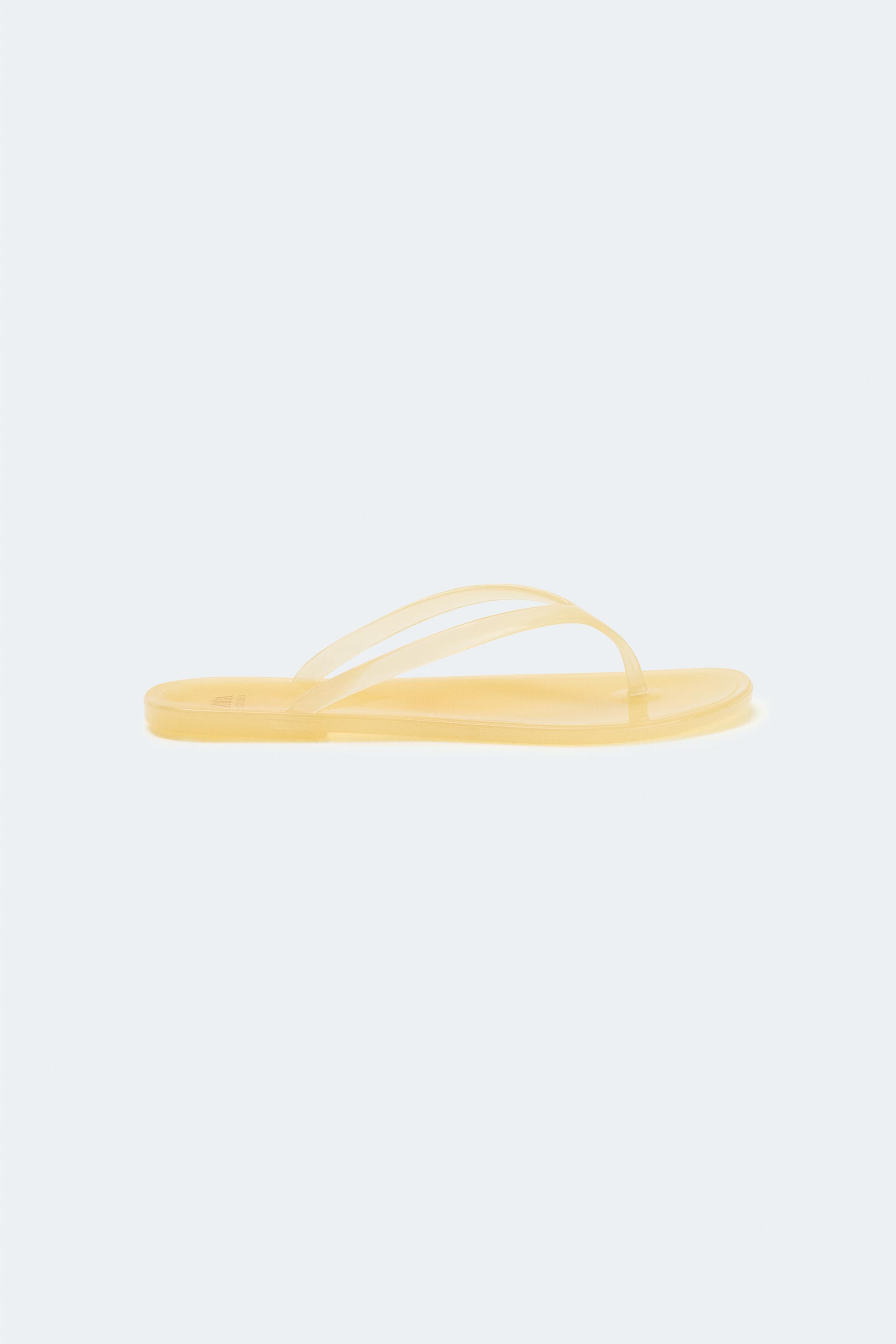 LIMITED EDITION JELLY FLAT SANDALS | Zara US