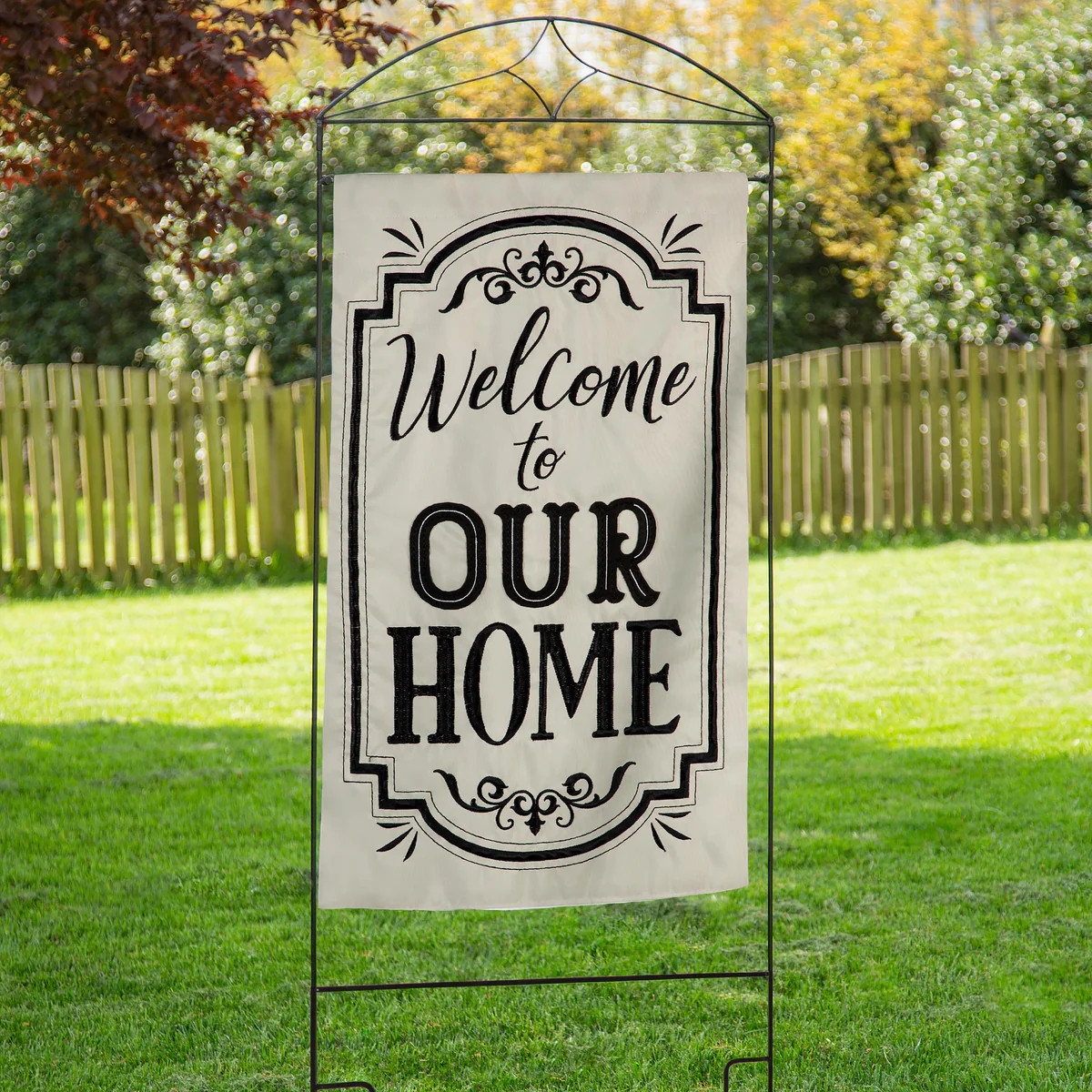 Diamond House Flag Arbor Stand | My Evergreen