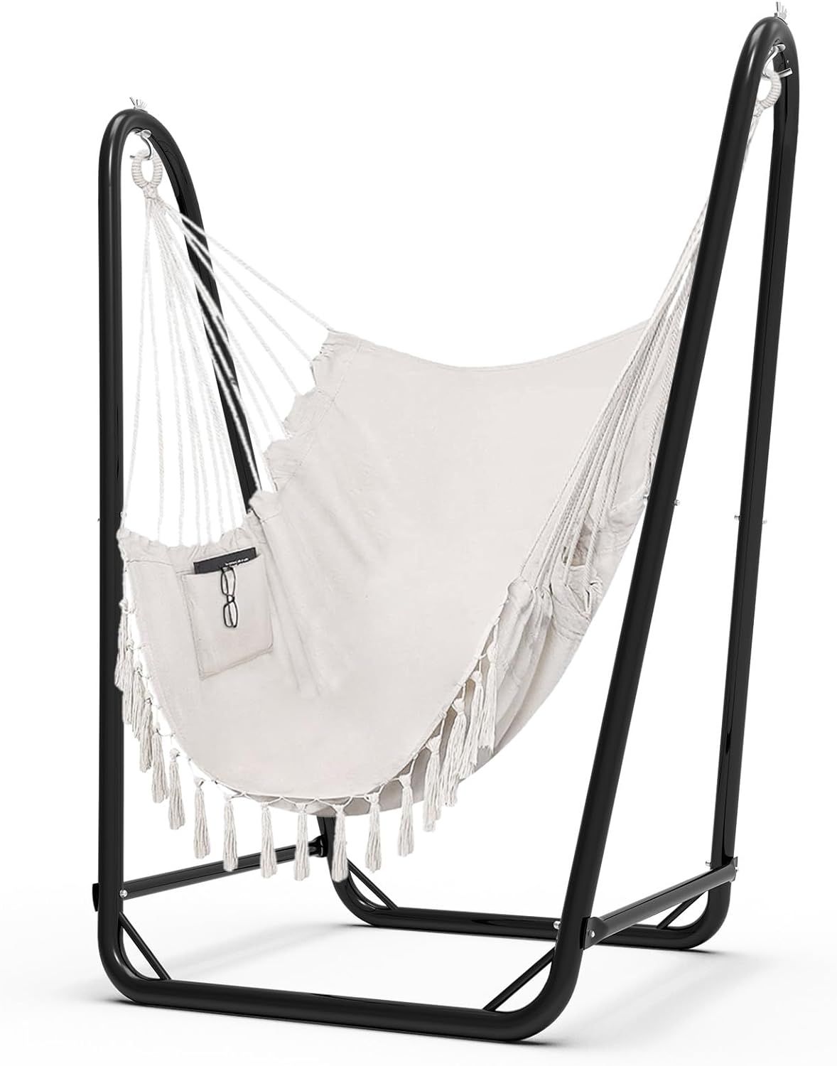 Hammock Chair with Stand,Heavy-Duty Hanging Chair with Stand, for Indoor Outdoor,Sturdy Swing Cha... | Amazon (US)