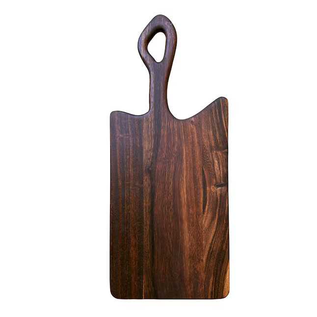 Sparrow Peak 24-Inches L x 10-Inches W Wood Cutting Board Lowes.com | Lowe's
