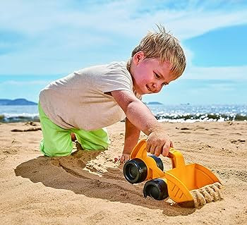 Hape Beach and Sand Toys Monster Digger Toys| Outdoor & Indoor Vehicle Car Beach Toy for Toddlers... | Amazon (US)