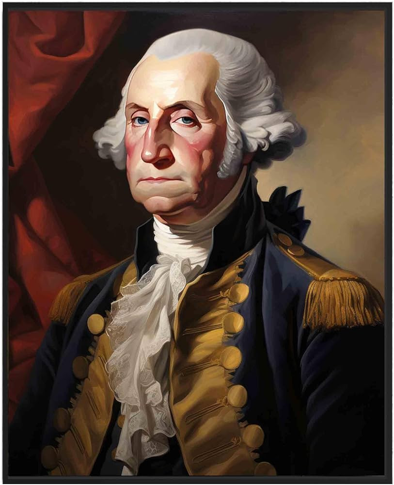 George Washington Art Print Poster, Official Presidential Portrait Artwork Wall Decor, President ... | Amazon (US)