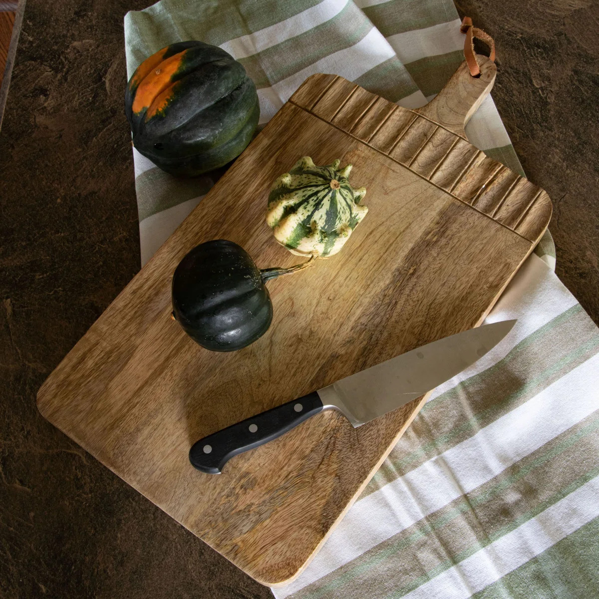 Foreside Home & Garden Mango Wood Wide Cutting Board | Wayfair North America