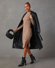 Essential Mock Neck Knit Midi Dress | VICI
