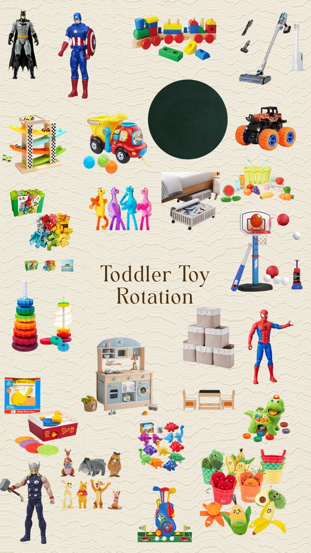 Rotate your toddler’s toys bi-weekly to encourage independent play!

#LTKKids #LTKmomlife #LTKBaby