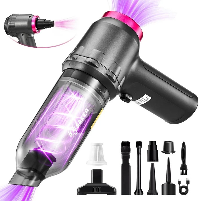 Saker 3-in-1 Car Vacuum Cleaner with 16000PA Powerful Suction, Cordless Handheld Vacuum Cleaner w... | Walmart (US)