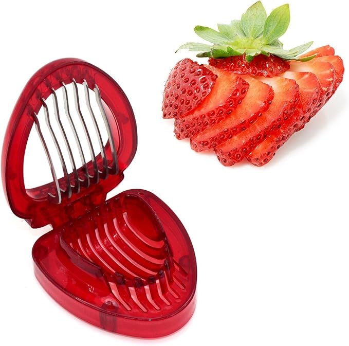 ZRAMO Accessories Simply Slice Strawberry Section Slicer Kitchen Cutter Gadgets Kitchen Tool Mini... | Amazon (US)