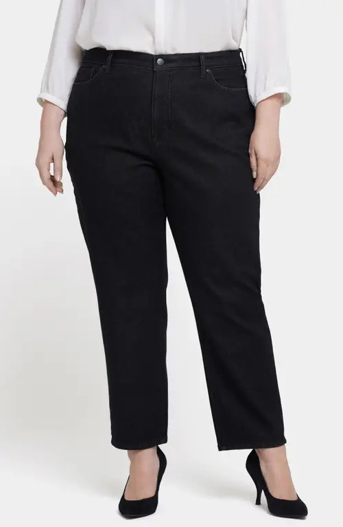 NYDJ Boyfriend Jeans in Vintage Black at Nordstrom, Size 18W | Nordstrom
