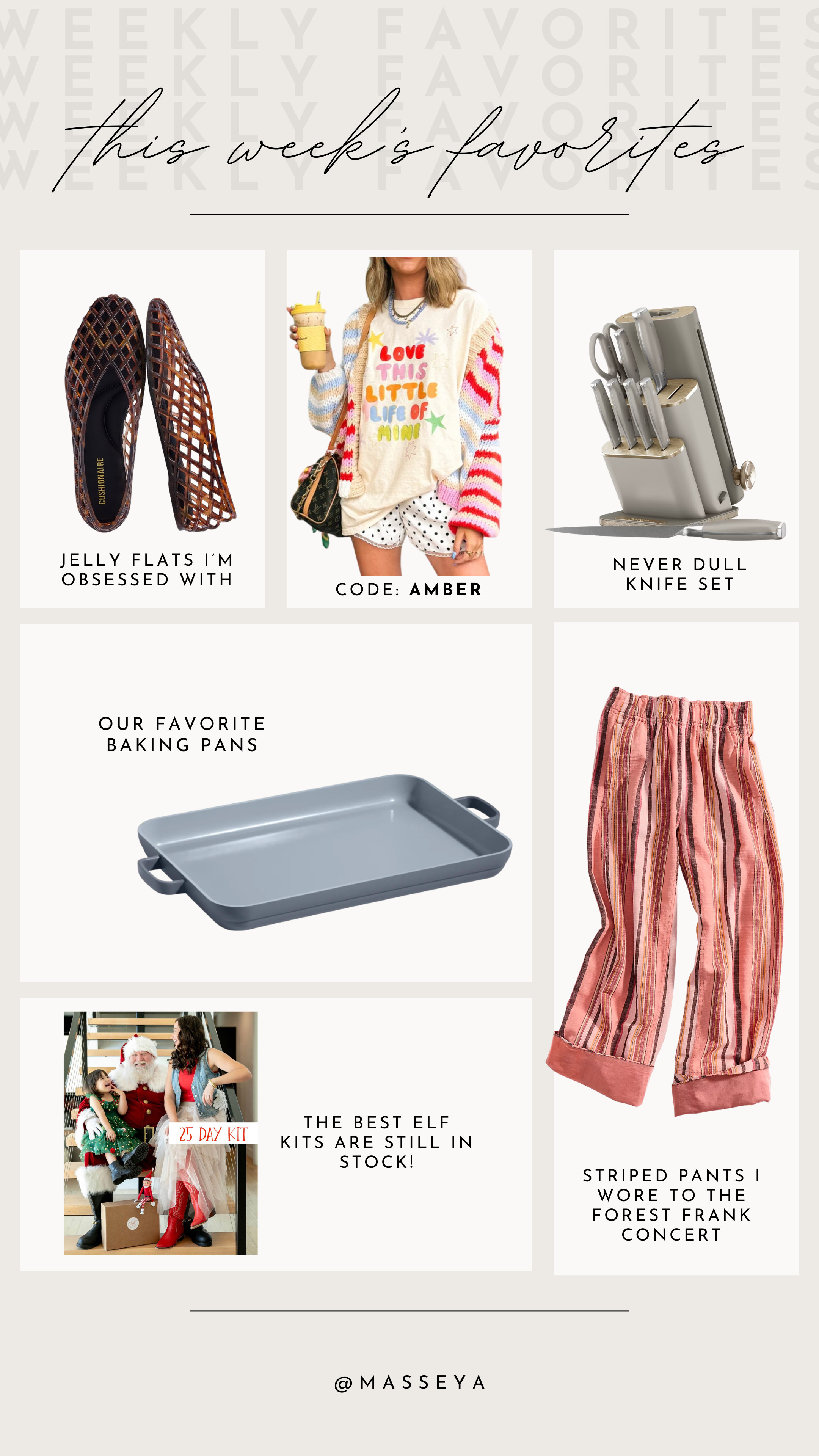 My favorites this week! Loving these striped free people pants!

baking pan, jelly flats, knife set 

 #LTKootd #LTKmomlife #LTKHome