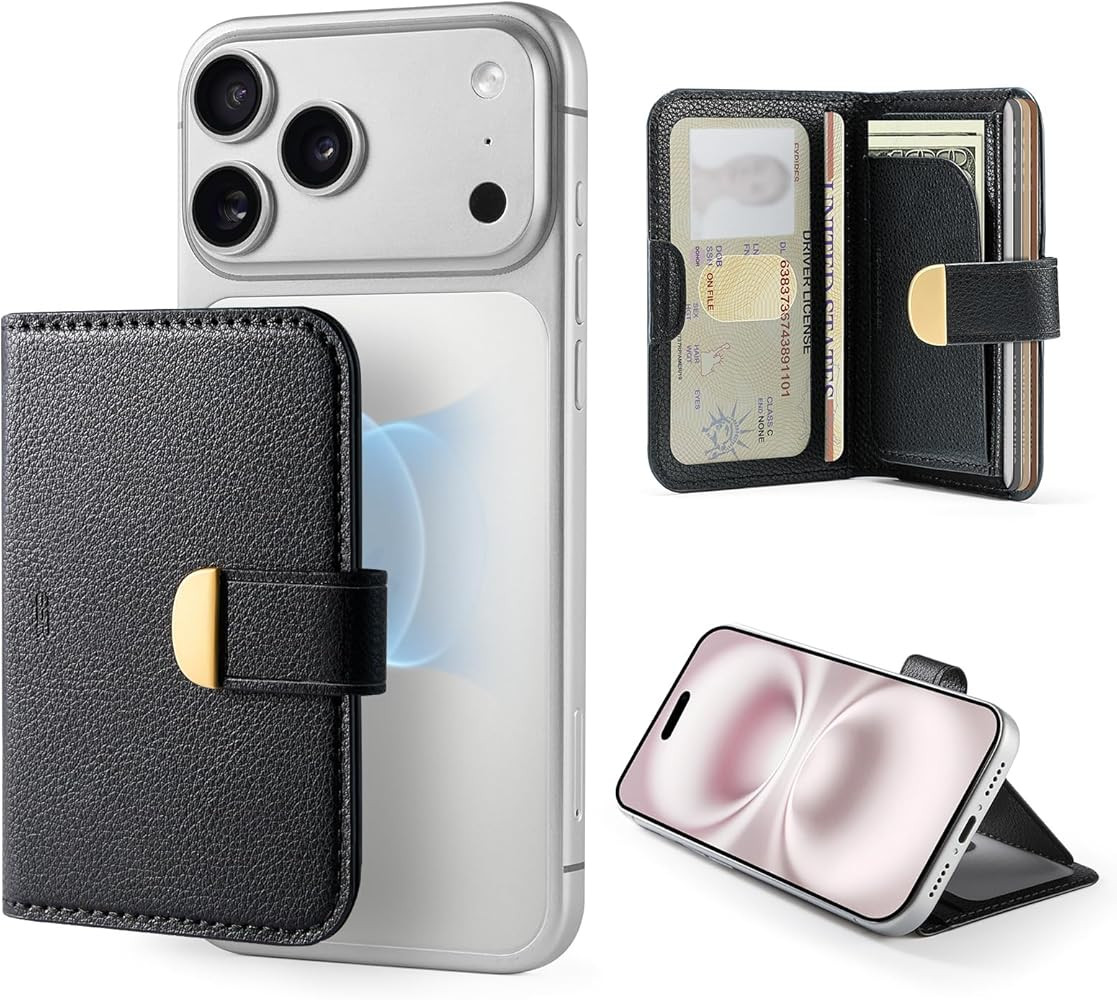 ESR Aura Clutch for MagSafe Wallet for Women, 5-Card Holder, RFID Blocking, MagSafe Sticker Inclu... | Amazon (US)