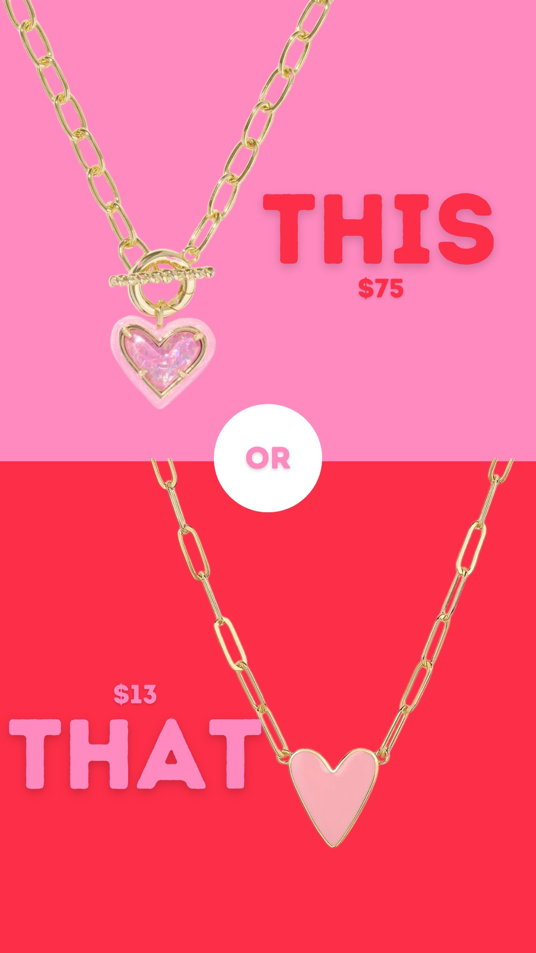 this or that Kendra Scott heart necklace …

#LTKFindsUnder50 #LTKStyleTip