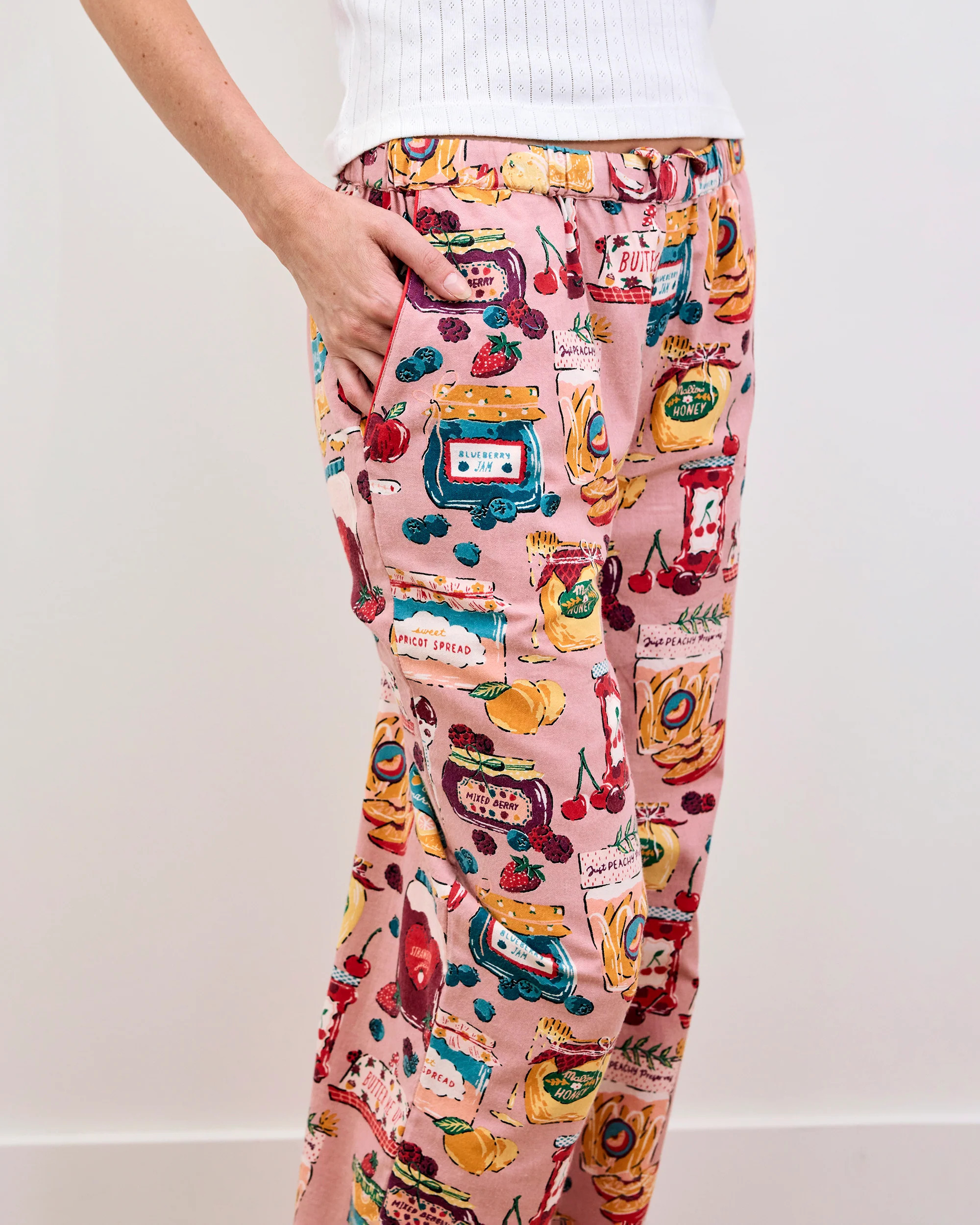Sweet Jams - Lightweight Flannel PJ Pants - Berry Bliss - Printfresh | Printfresh