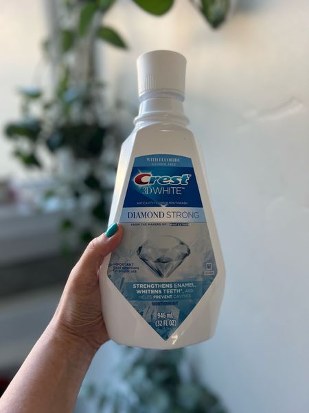 I have pretty sensitive teeth and some whitening mouthwash tastes horrible. But this one did not bother my teeth and didn’t taste horrible! I also immediately noticed my teeth getting whiter even after 1 use. Tip: Swish for 60 seconds and do not eat or drink for 30 minutes after you’ve used it. 

Also currently there’s 2 coupon offers ⬇️

#LTKover40 #LTKwedding #LTKtravel