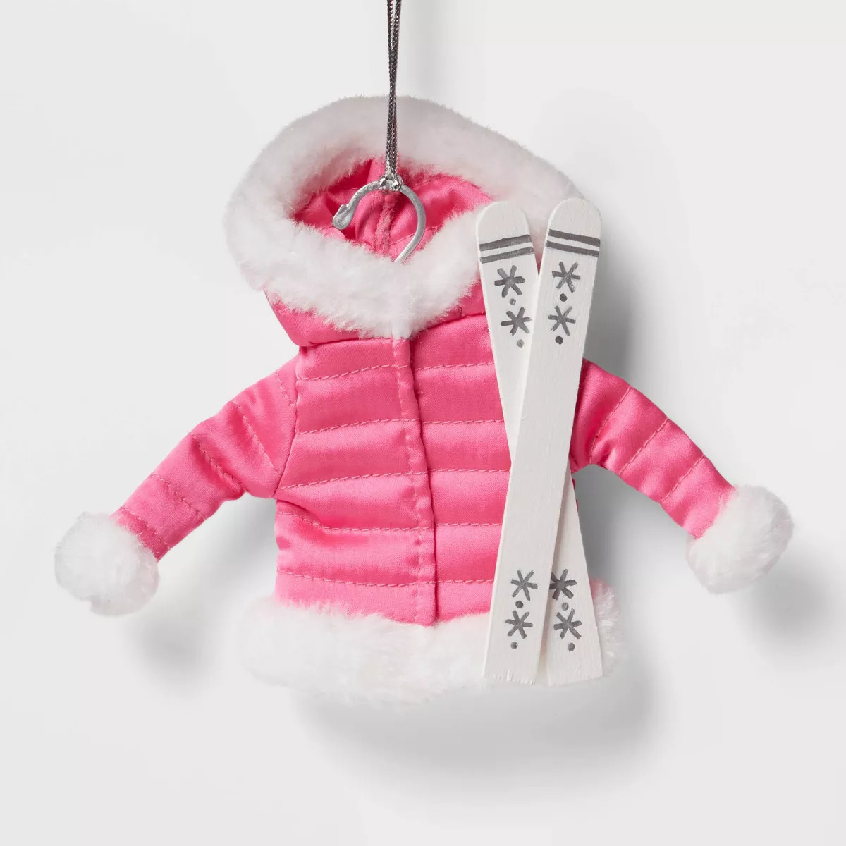 Fabric Ski Jacket and Skis Christmas Tree Ornament - Wondershop™ | Target