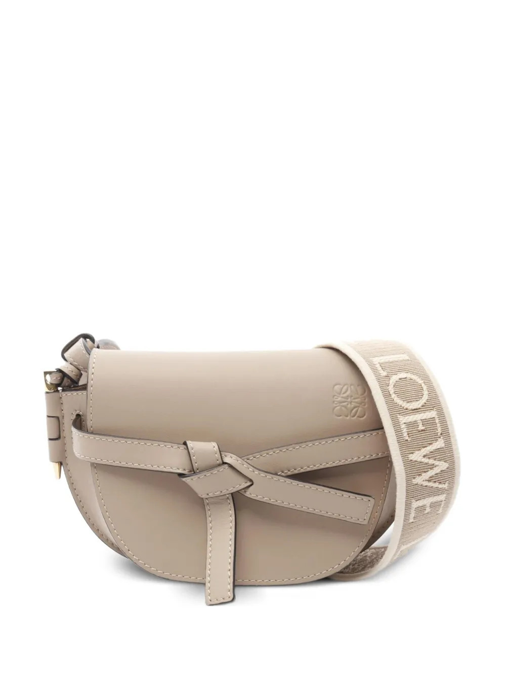 Loewe Pre-Owned 2010s Gate leather shoulder bag - Neutrals | Farfetch Global