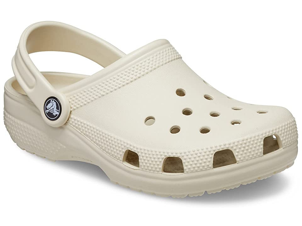 Crocs Kids Classic Clogs (Toddler) Kids Shoes Bone : 5 Toddler M, Synthetic | Zappos