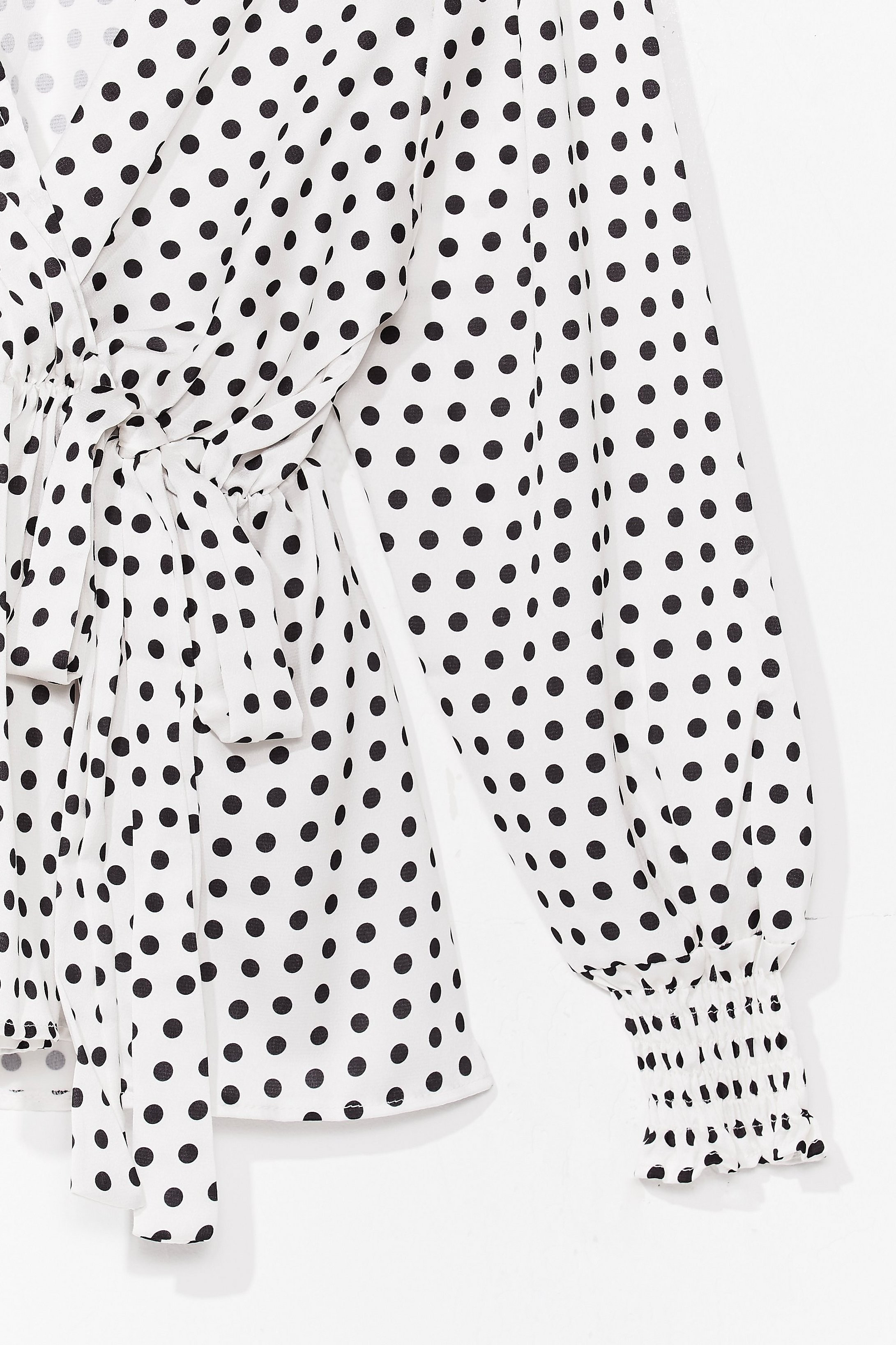 Dotin' On You Plus Wrap Blouse | NastyGal (US & CA)