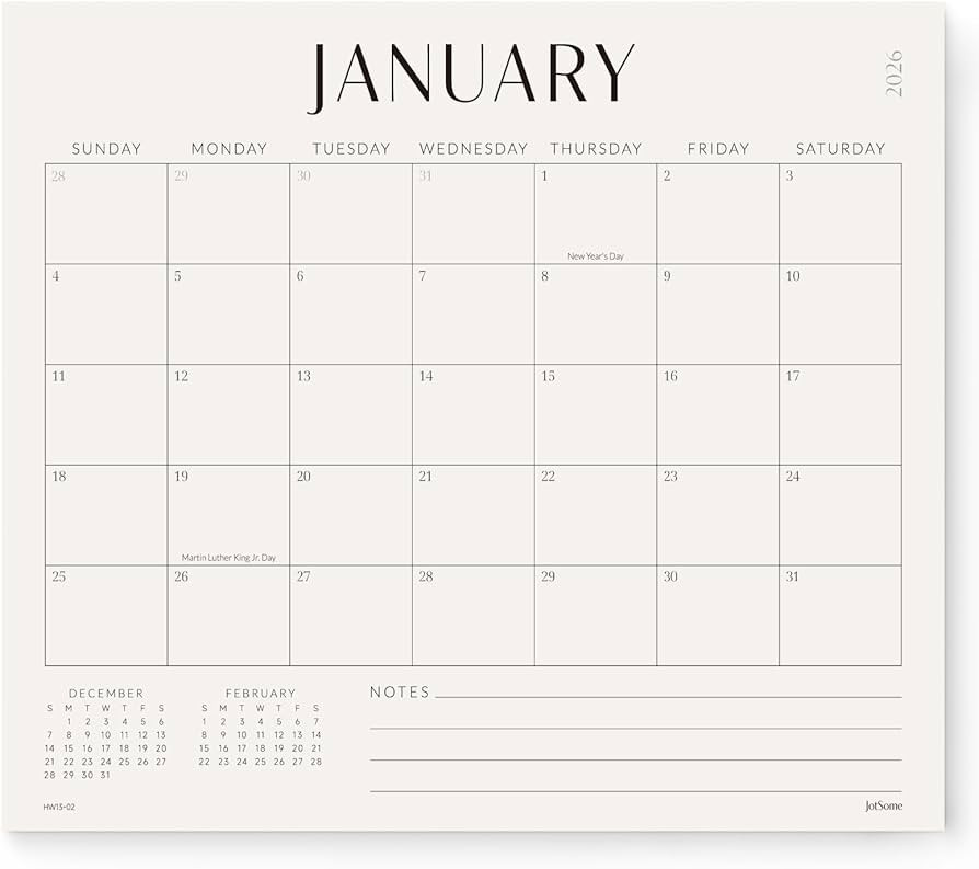 Jotsome Magnetic Calendar for Refrigerator 2026-2027, Monthly Fridge Calendar From January 2026 t... | Amazon (US)