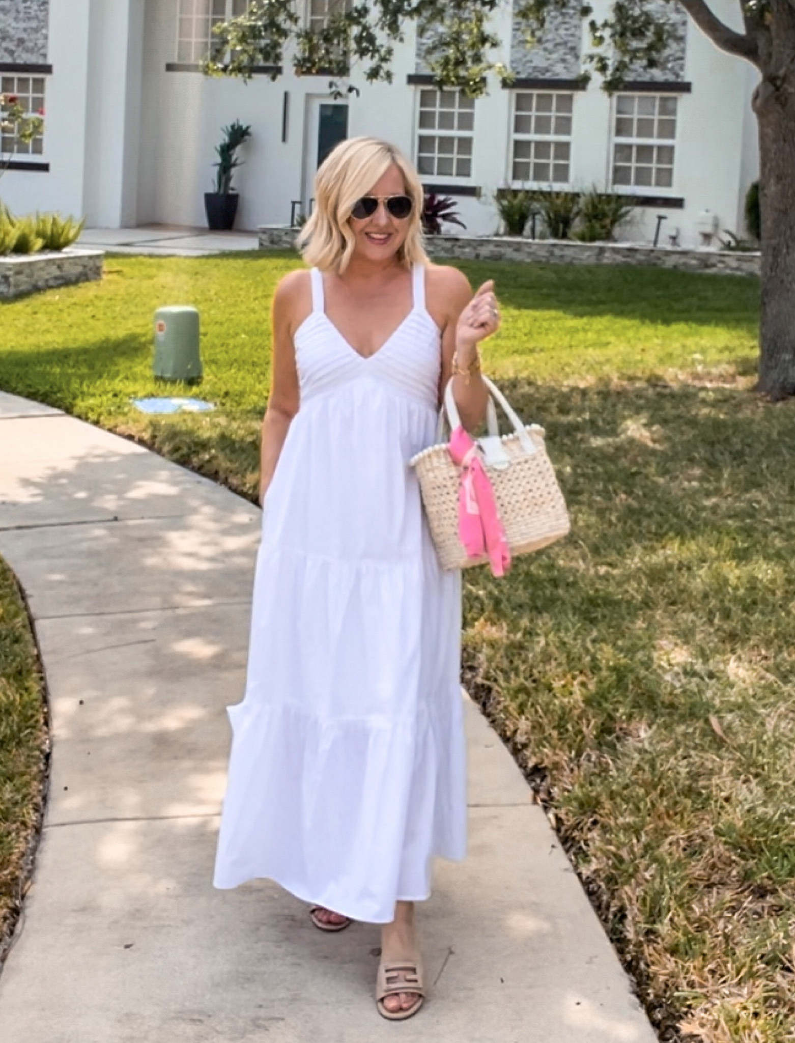 This cotton maxi dress is perfect for our hot summer temps. I love it so much I ordered the floral version too🌸😍


#LTKStyleTip #LTKOver40 #LTKTravel