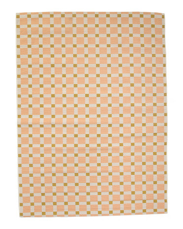 Made In Egypt 5x8 Indoor Outdoor Icon Geometric Area Rug | TJ Maxx